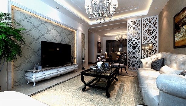 96㎡/兩室兩廳一衛(wèi)/簡約