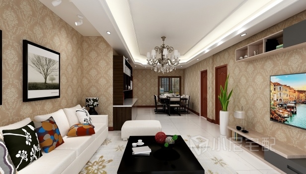 150㎡/兩室一廳兩衛(wèi)/現代