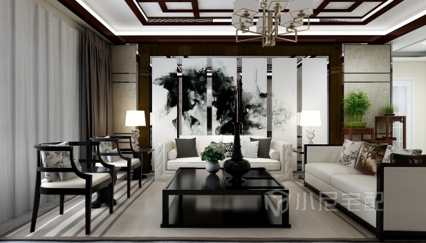 137㎡/三室一廳兩衛(wèi)/中式