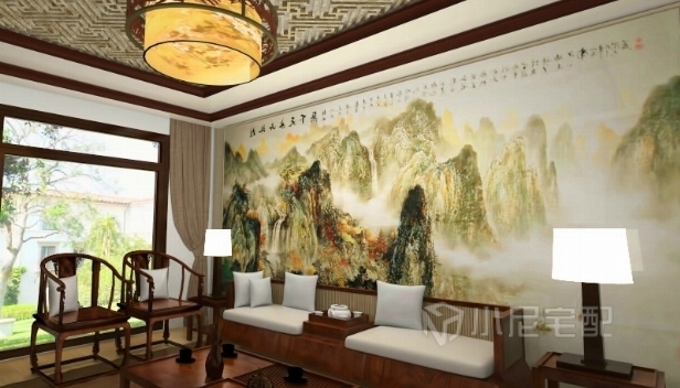 98㎡/兩室兩廳一衛(wèi)/中式