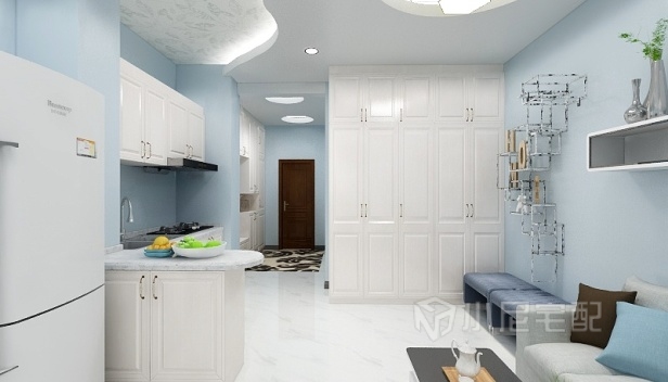 60㎡/一室一廳一衛(wèi)/現(xiàn)代