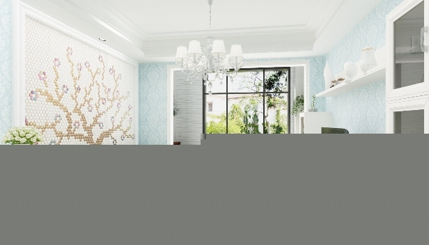 90㎡/兩室一廳一衛(wèi)/歐式