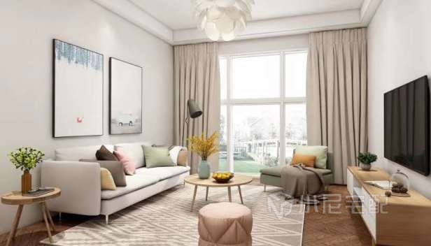 120㎡/三室兩廳兩衛(wèi)/簡約