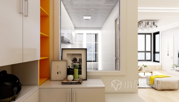 86㎡/兩室一廳一衛(wèi)/簡約