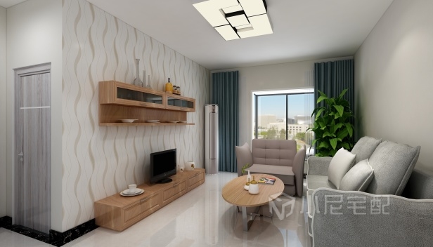 88㎡/兩室一廳一衛(wèi)/簡約