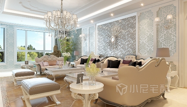 300㎡/四室兩廳兩衛(wèi)/歐式