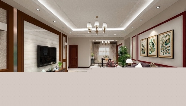 128㎡/三室兩廳一衛(wèi)/中式