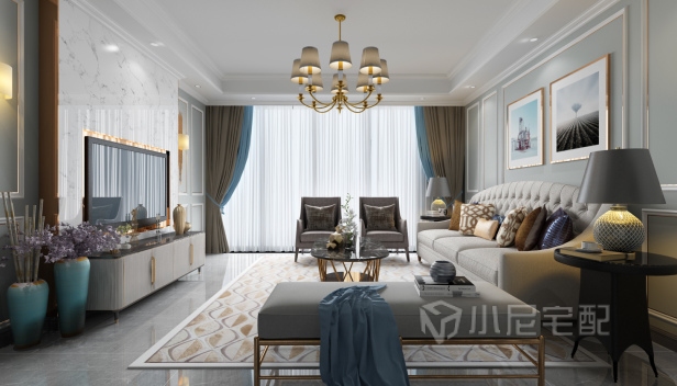 60㎡/兩室兩廳一衛(wèi)/現(xiàn)代