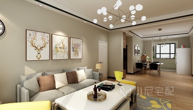 127㎡/三室兩廳兩衛(wèi)/現(xiàn)代