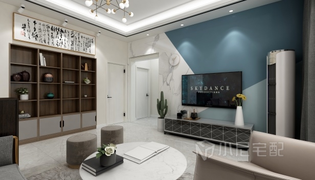 110㎡/三室一廳一衛(wèi)/現(xiàn)代