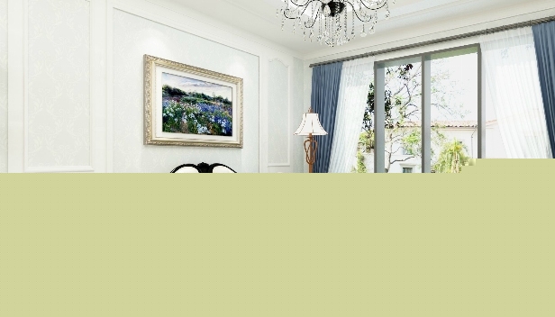 90㎡/兩室一廳一衛(wèi)/歐式