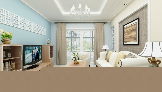 80㎡/兩室一廳一衛(wèi)/簡約