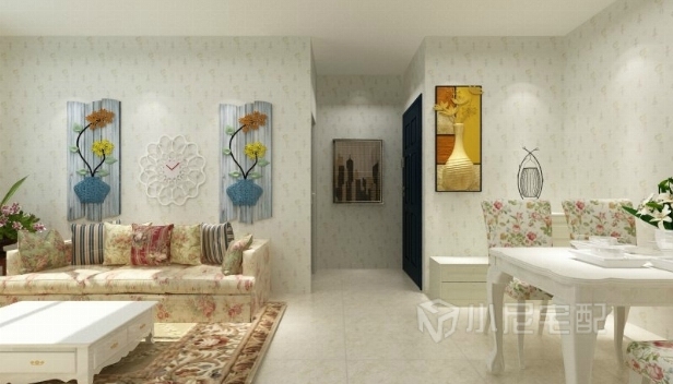 90㎡/兩室兩廳一衛(wèi)/歐式