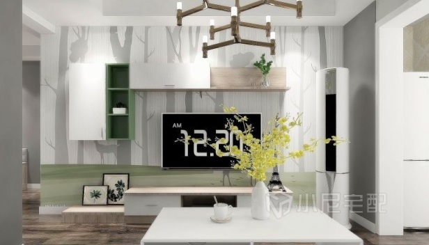 80㎡/兩室一廳一衛(wèi)/簡約