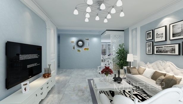 150㎡/三室兩廳兩衛(wèi)/美式