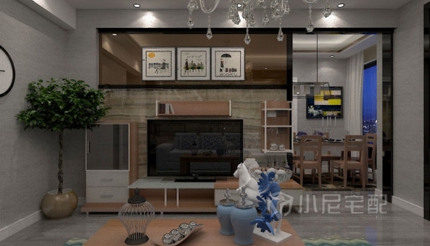 140㎡/三室兩廳兩衛(wèi)/現(xiàn)代