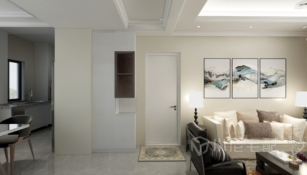 110㎡/三室兩廳兩衛(wèi)/現(xiàn)代